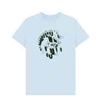 Sky Blue Printed T-shirt Front