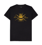 Black Recycled Printed T-Shirt Front