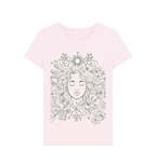 Pink Printed T-shirt Front