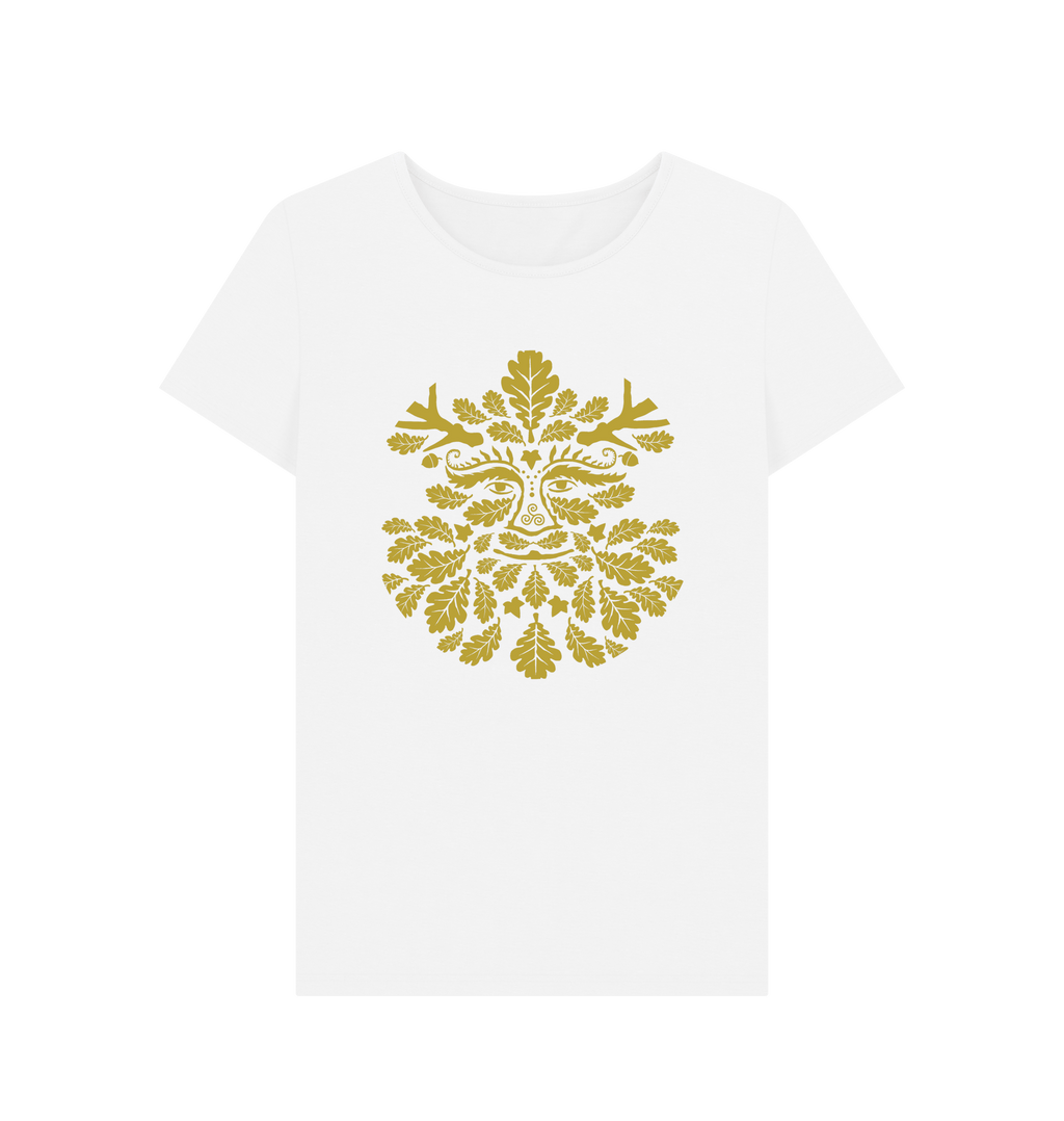 White Printed T-shirt Front