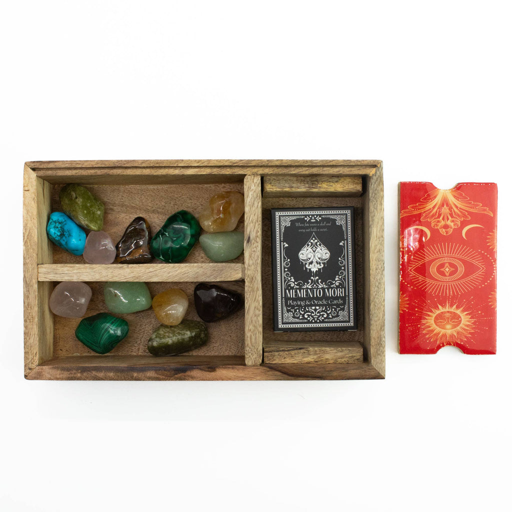 Tarot Card Storage & Reading Box