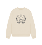 Oat Printed Sweater Front