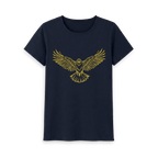 Navy Blue Printed T-shirt Front