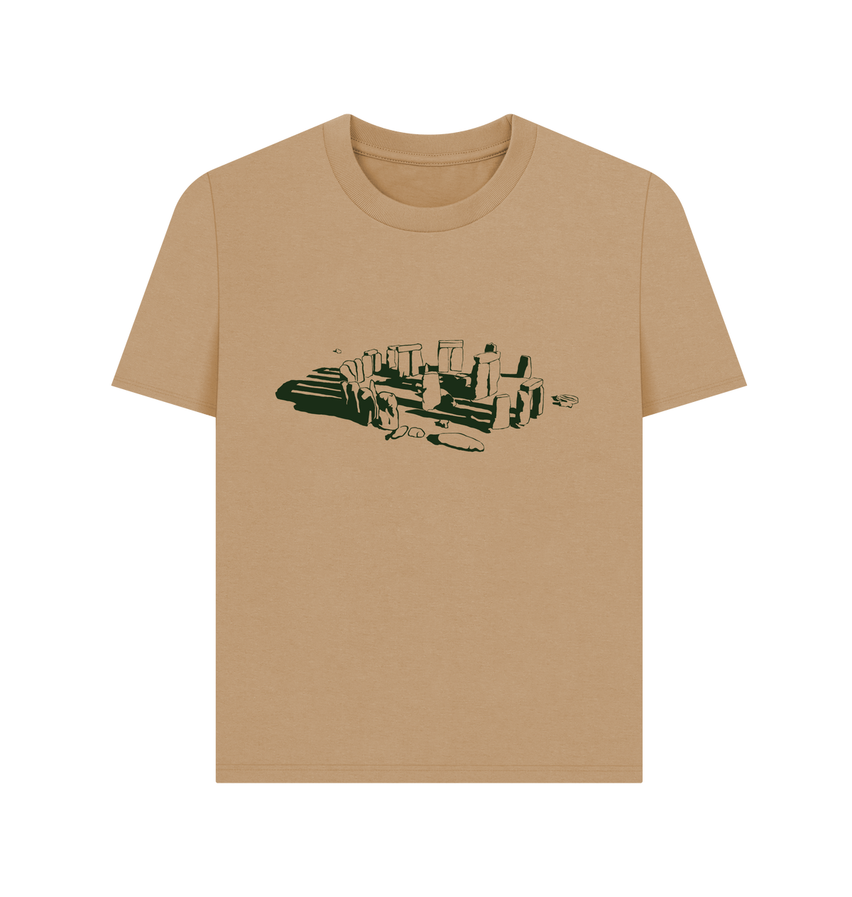 Sand Printed T-shirt Front