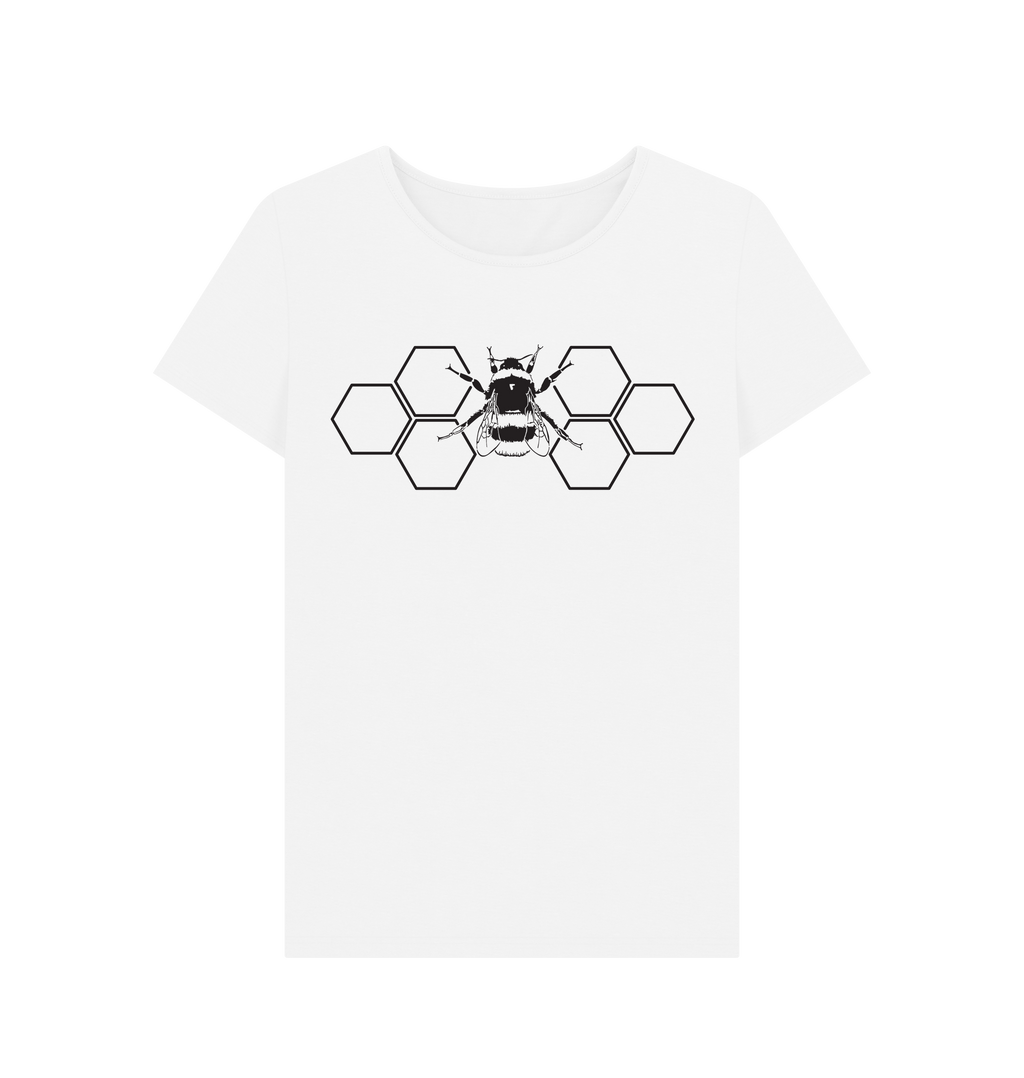 White Printed T-shirt Front