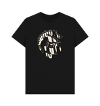Black Printed T-shirt Front