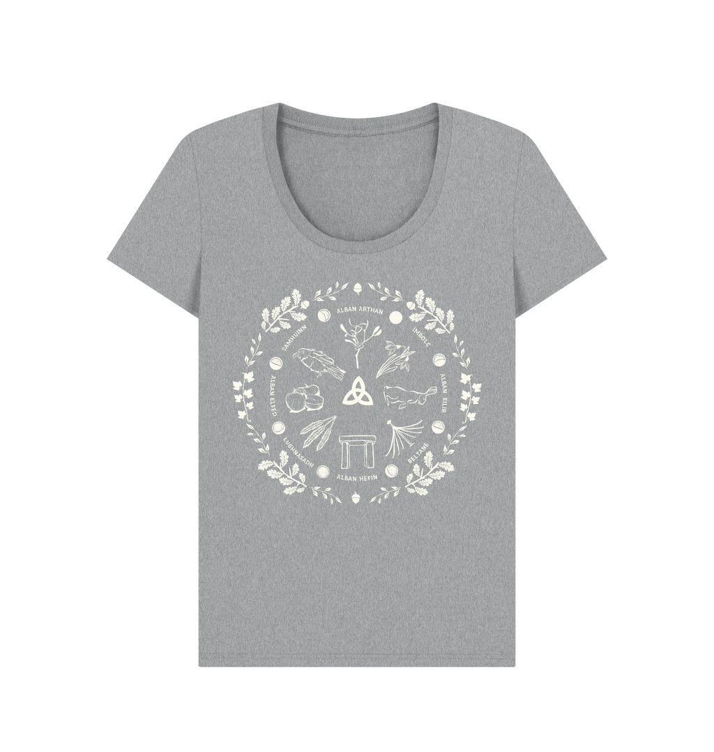 Athletic Grey Printed T-shirt Front
