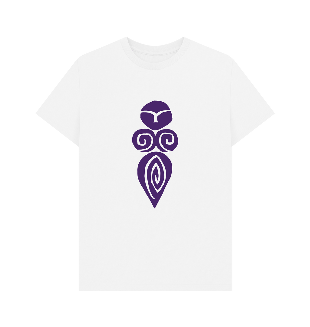 White Printed T-shirt Front