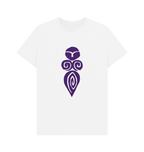 White Printed T-shirt Front