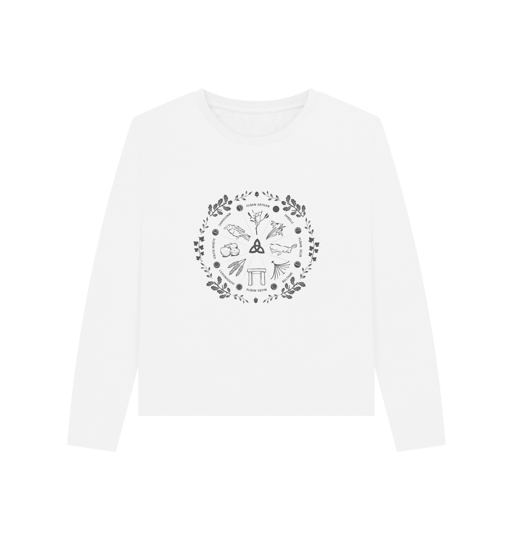 White Printed T-shirt Front