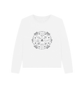 White Printed T-shirt Front