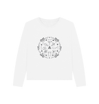 White Printed T-shirt Front