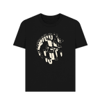 Black Printed T-shirt Front