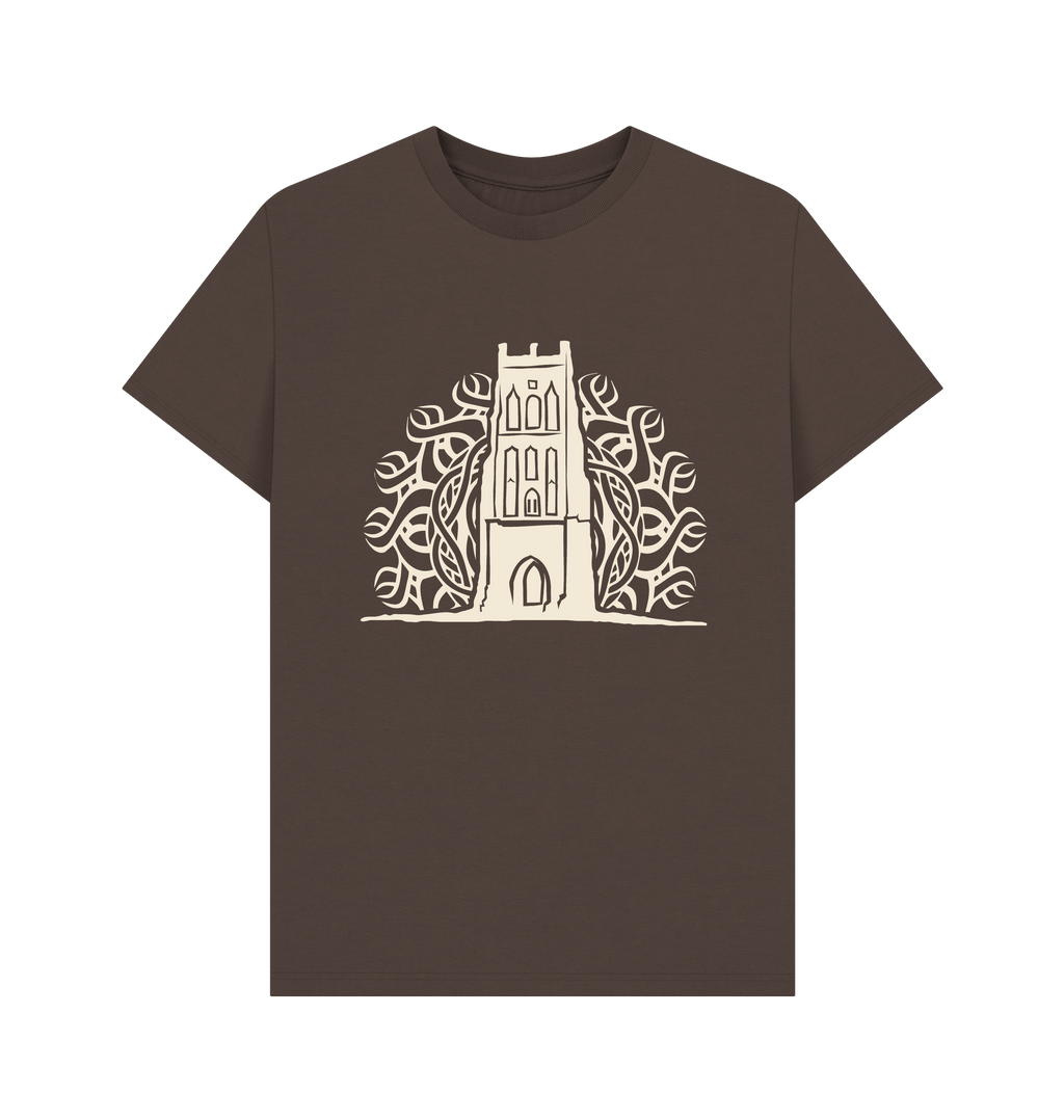 Chocolate Printed T-shirt Front