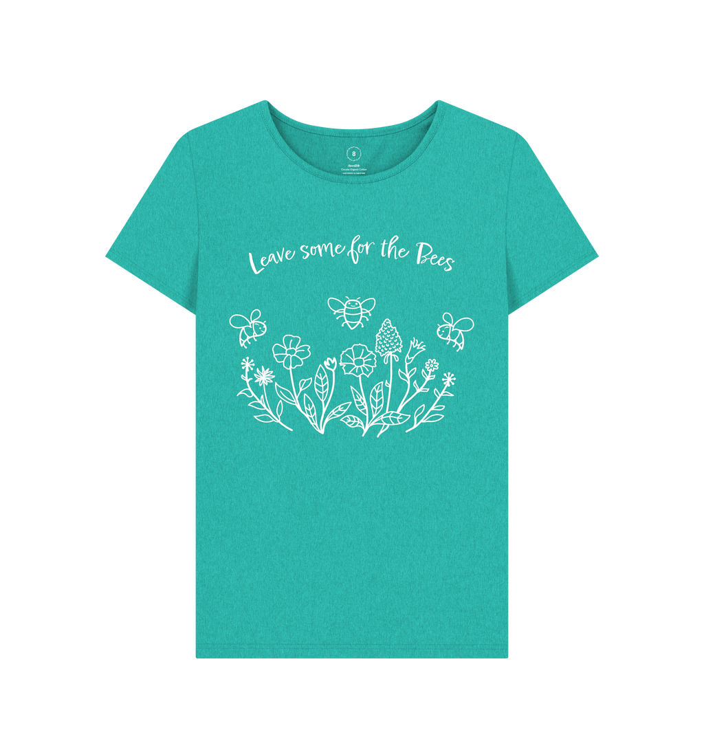 Seagrass Green Recycled Printed T-Shirt Front