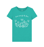Seagrass Green Recycled Printed T-Shirt Front