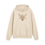 Oat Printed Hoody Front