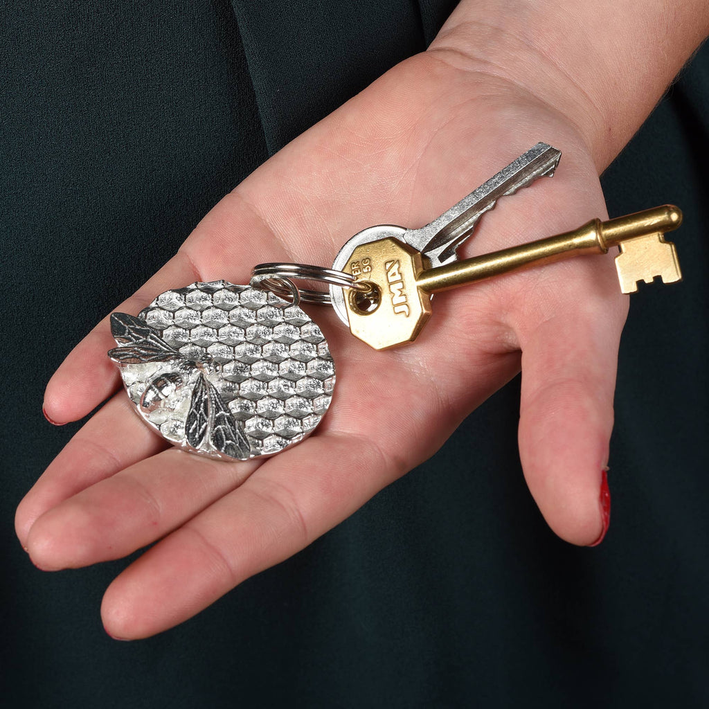 Bee Pewter Keyring