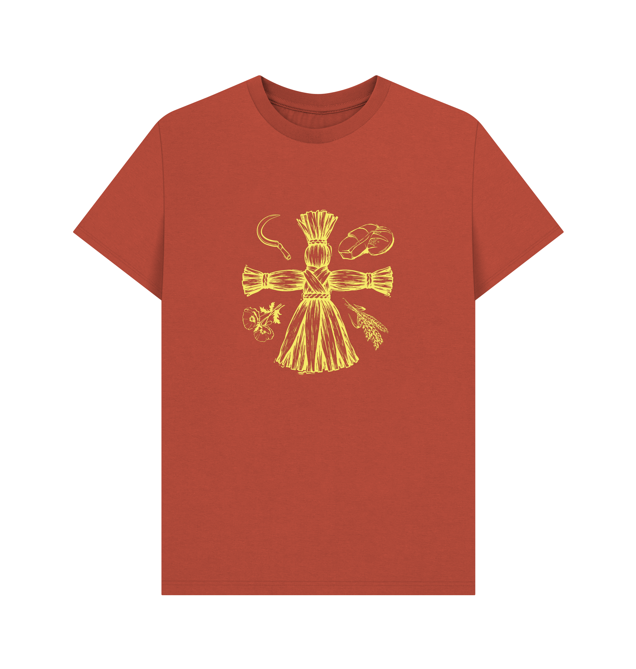 Rust Printed T-shirt Front