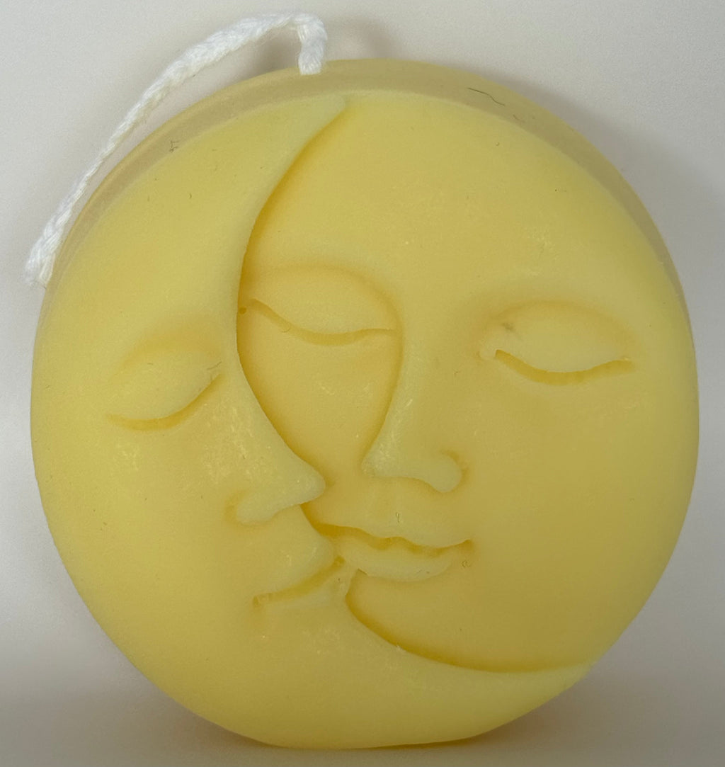 Sun and Moon Face Soy Wax Candle