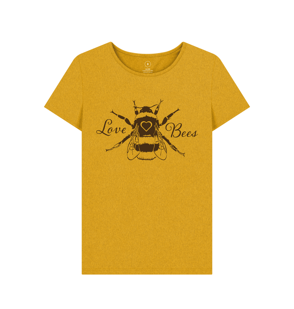 Sunflower Yellow Recycled Printed T-Shirt Front