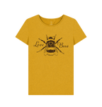 Sunflower Yellow Recycled Printed T-Shirt Front
