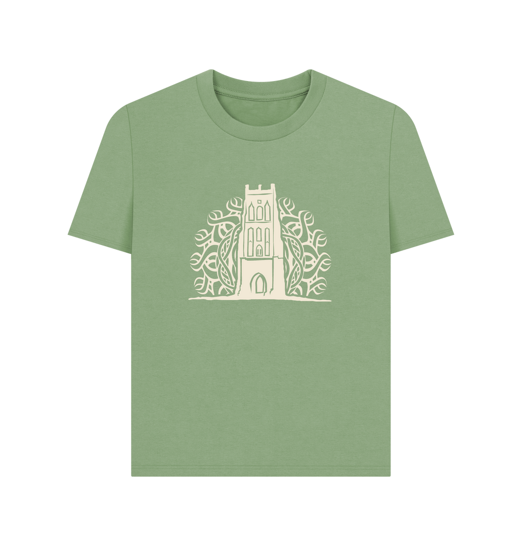 Sage Printed T-shirt Front