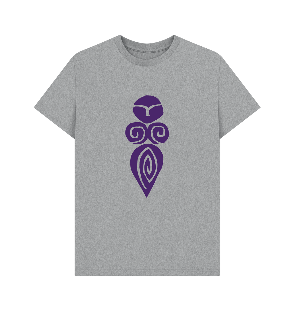 Athletic Grey Printed T-shirt Front