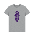 Athletic Grey Printed T-shirt Front