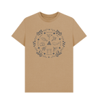 Sand Printed T-shirt Front