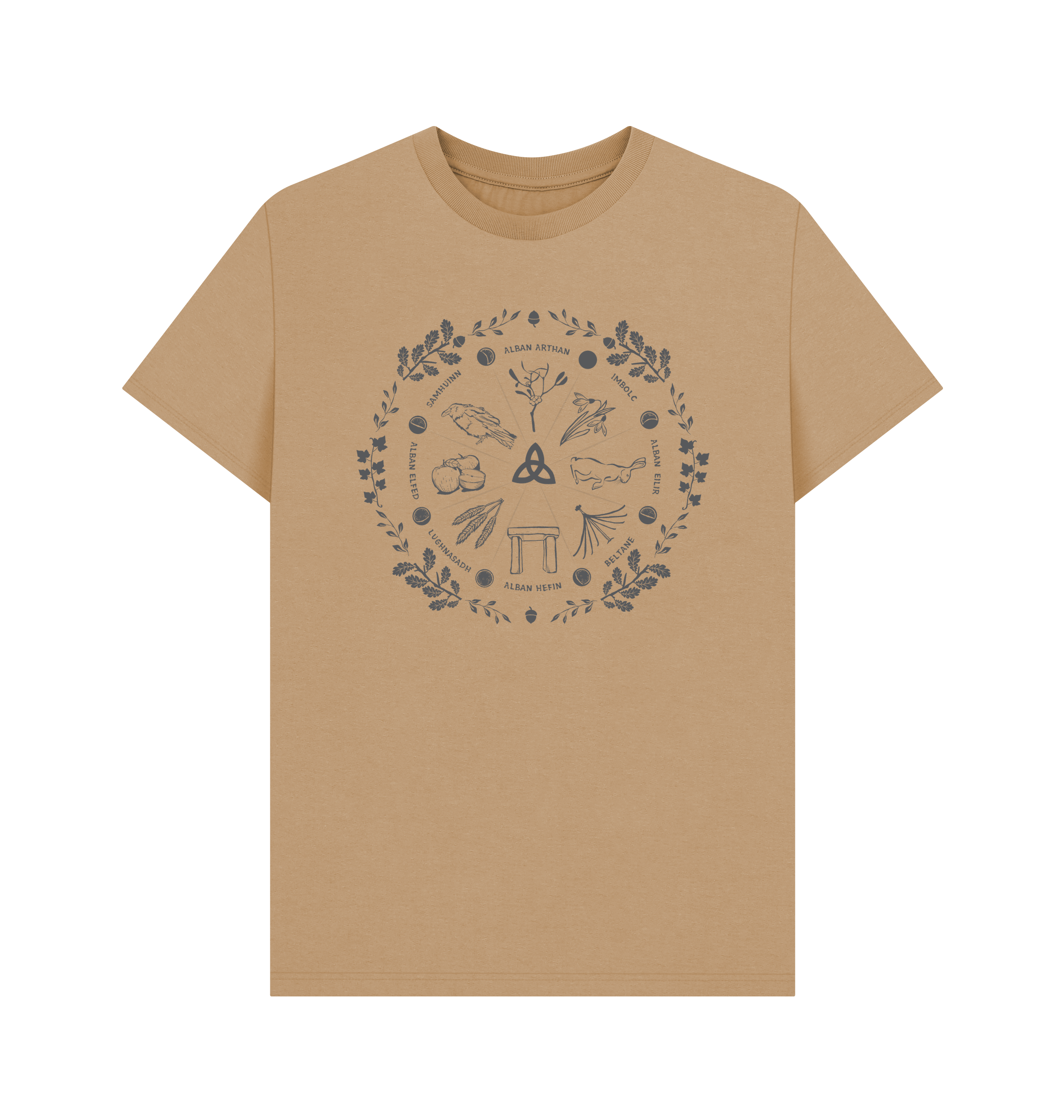 Sand Printed T-shirt Front