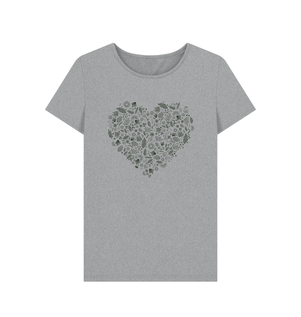 Athletic Grey Printed T-shirt Front