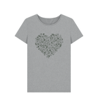 Athletic Grey Printed T-shirt Front