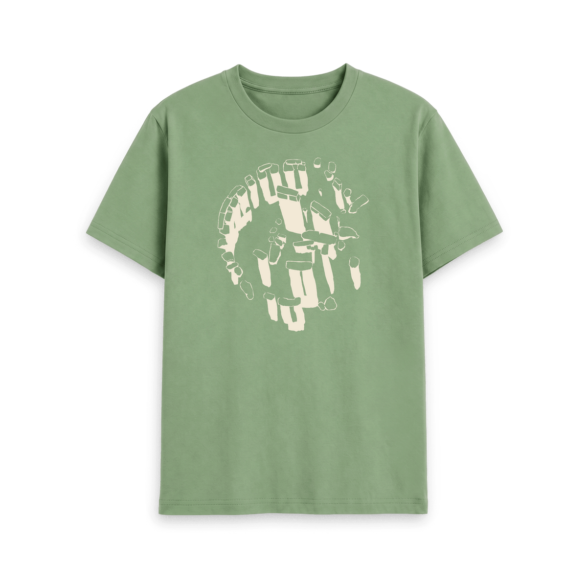 Sage Printed T-shirt Front