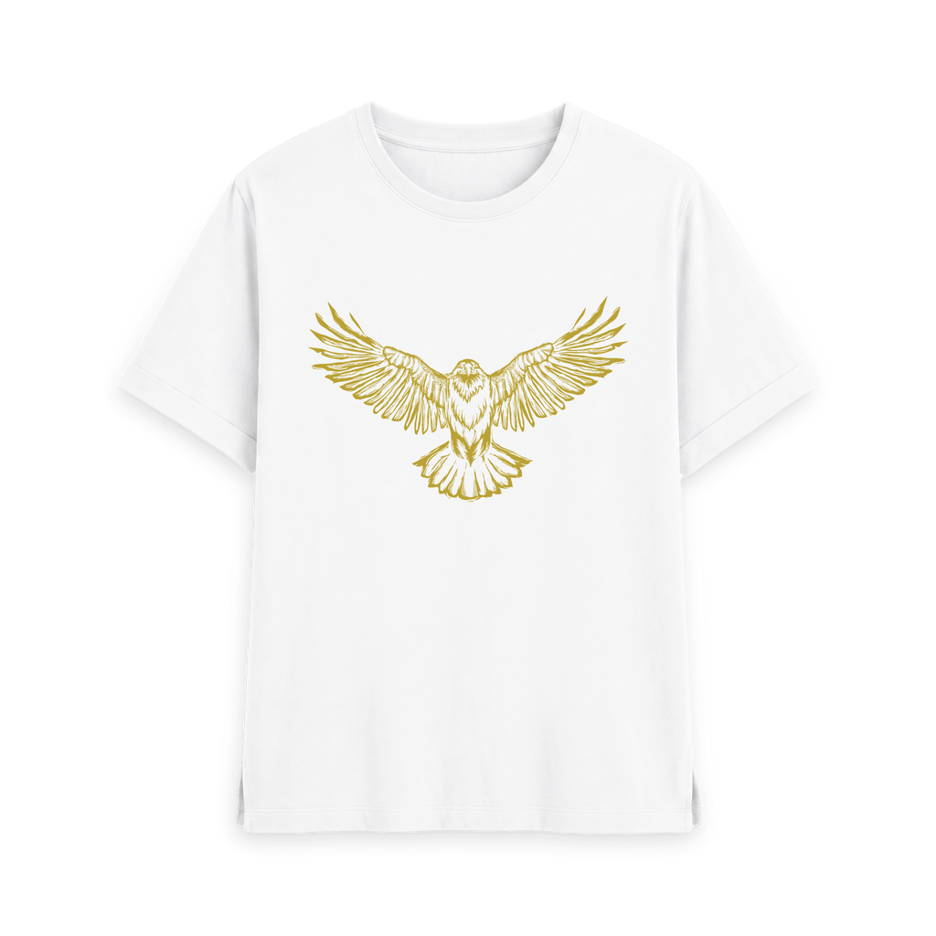 White Printed T-shirt Front