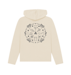 Oat Printed Hoody Back