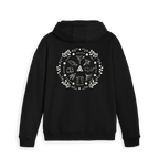 Black Zip hoody Back
