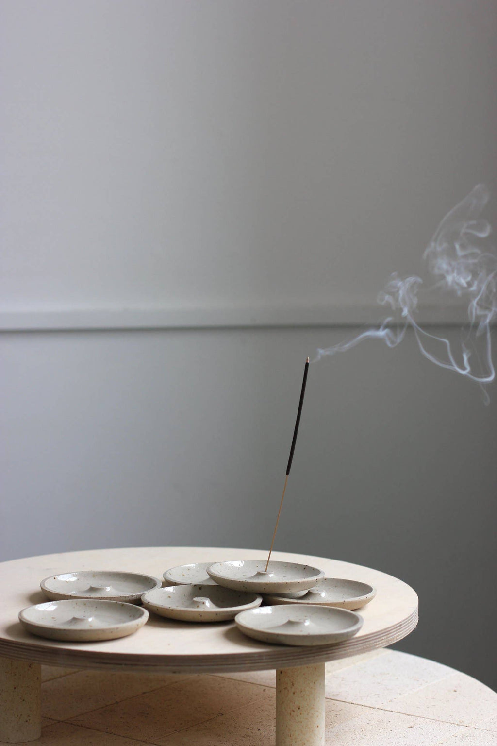 Stoneware Ceramic Incense Holder