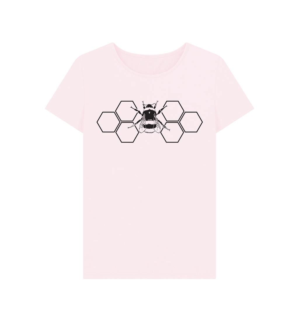 Pink Printed T-shirt Front