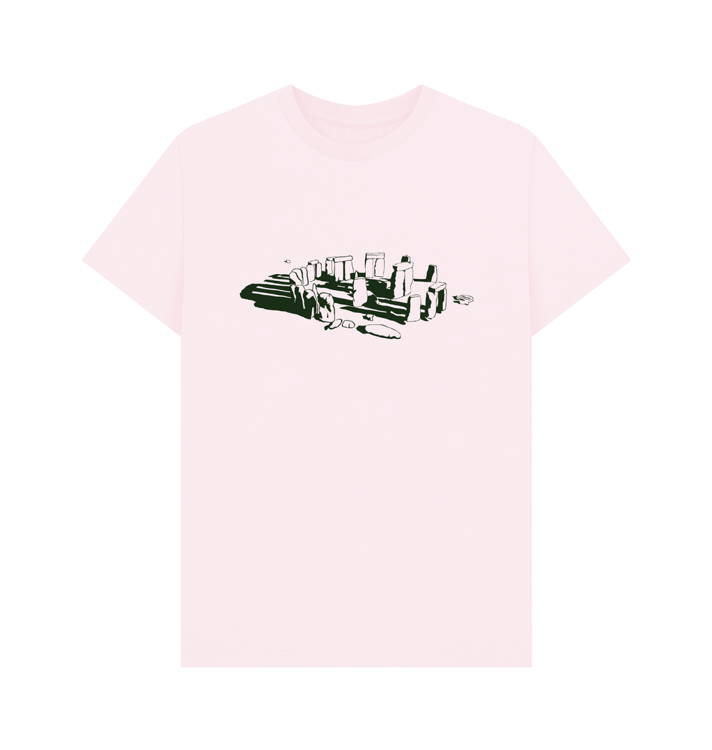 Pink Printed T-shirt Front