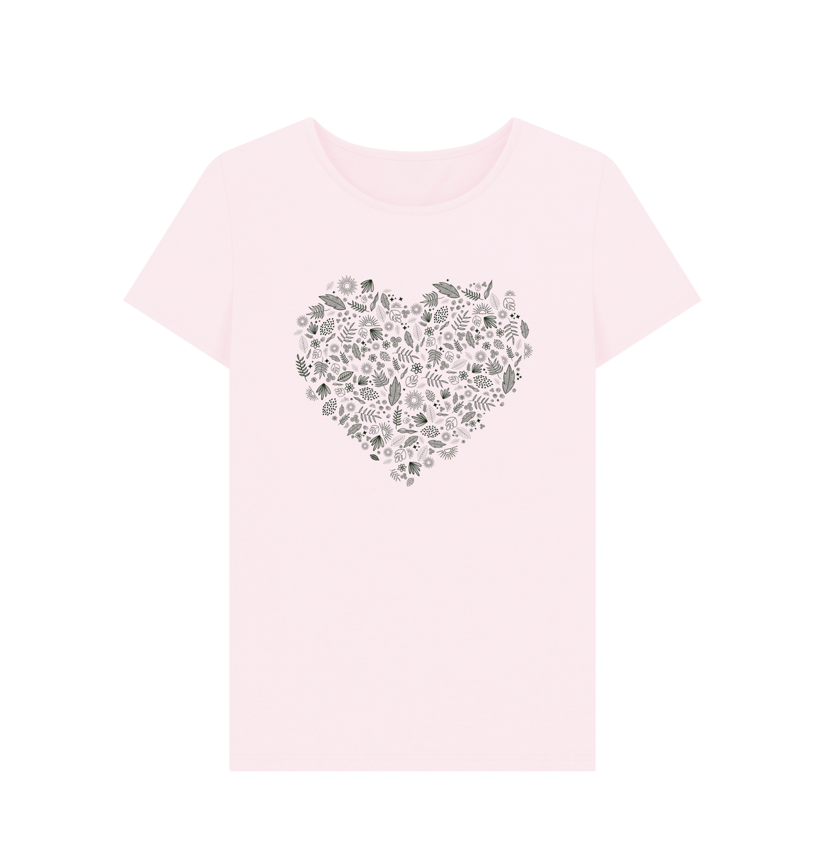 Pink Printed T-shirt Front