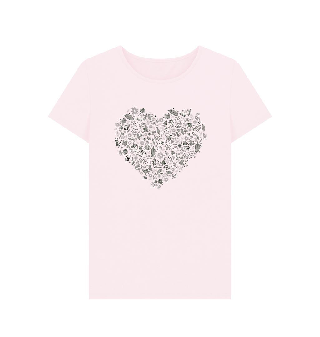 Pink Printed T-shirt Front