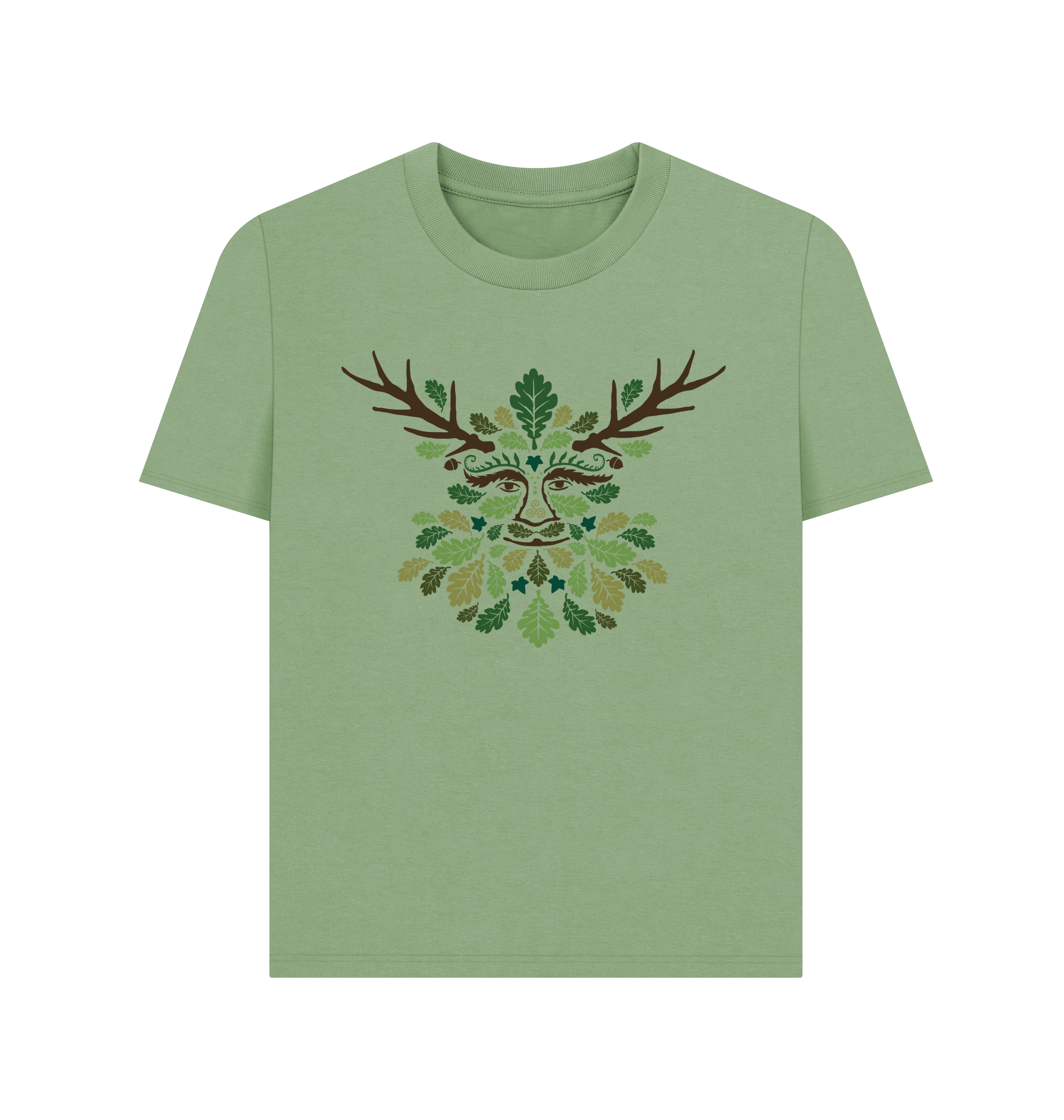 Sage Printed T-shirt Front