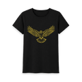 Black Printed T-shirt Front