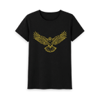 Black Printed T-shirt Front
