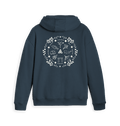 Navy Zip hoody Back