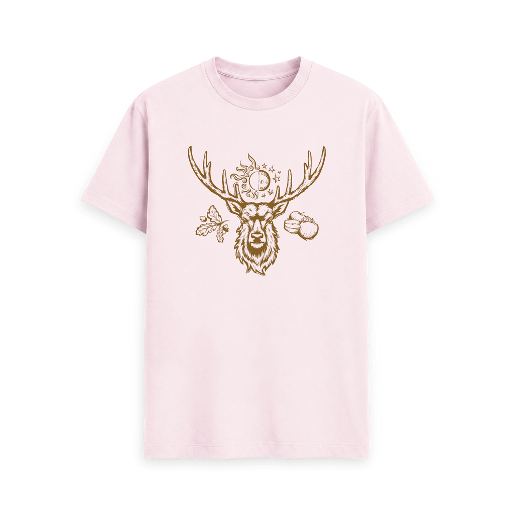 Pink Printed T-shirt Front