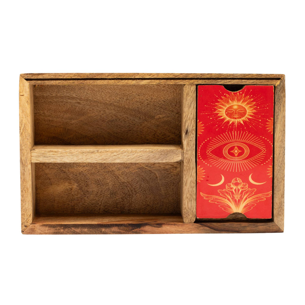 Tarot Card Storage & Reading Box