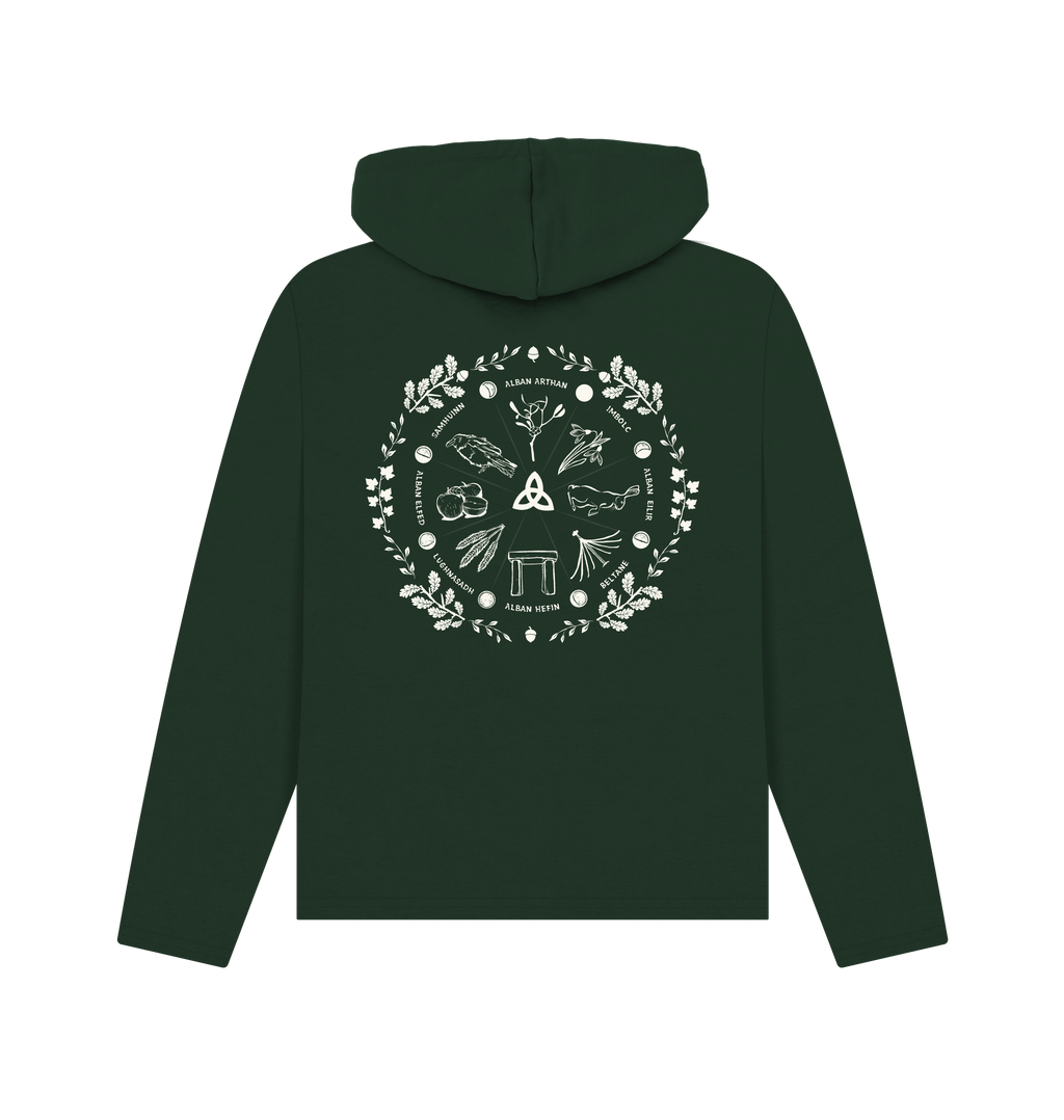 Evergreen Printed Hoody Back