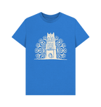 Bright Blue Printed T-shirt Front